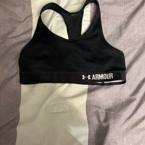 under armor racer back sports bra